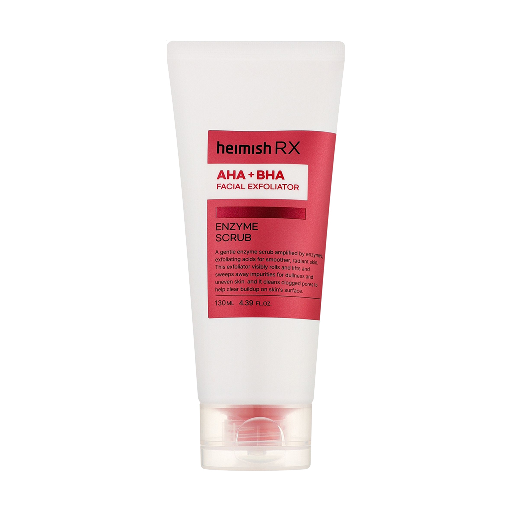 Ензимний скраб для обличчя Heimish Rx AHA+BHA Enzyme Scrub з AHA- та BHA-кислотами, 130 мл